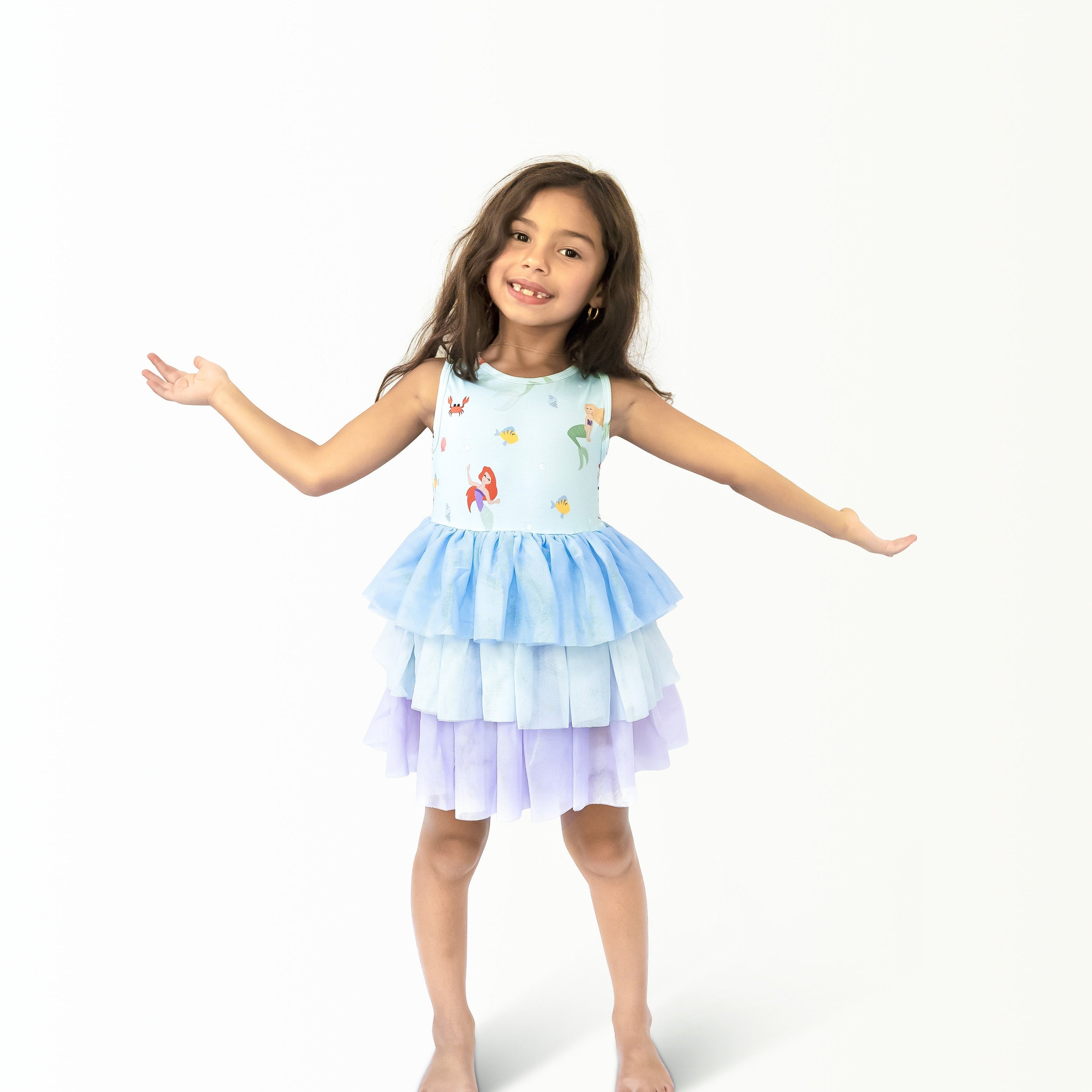 Mermaid Bodysuit Tutu Dress