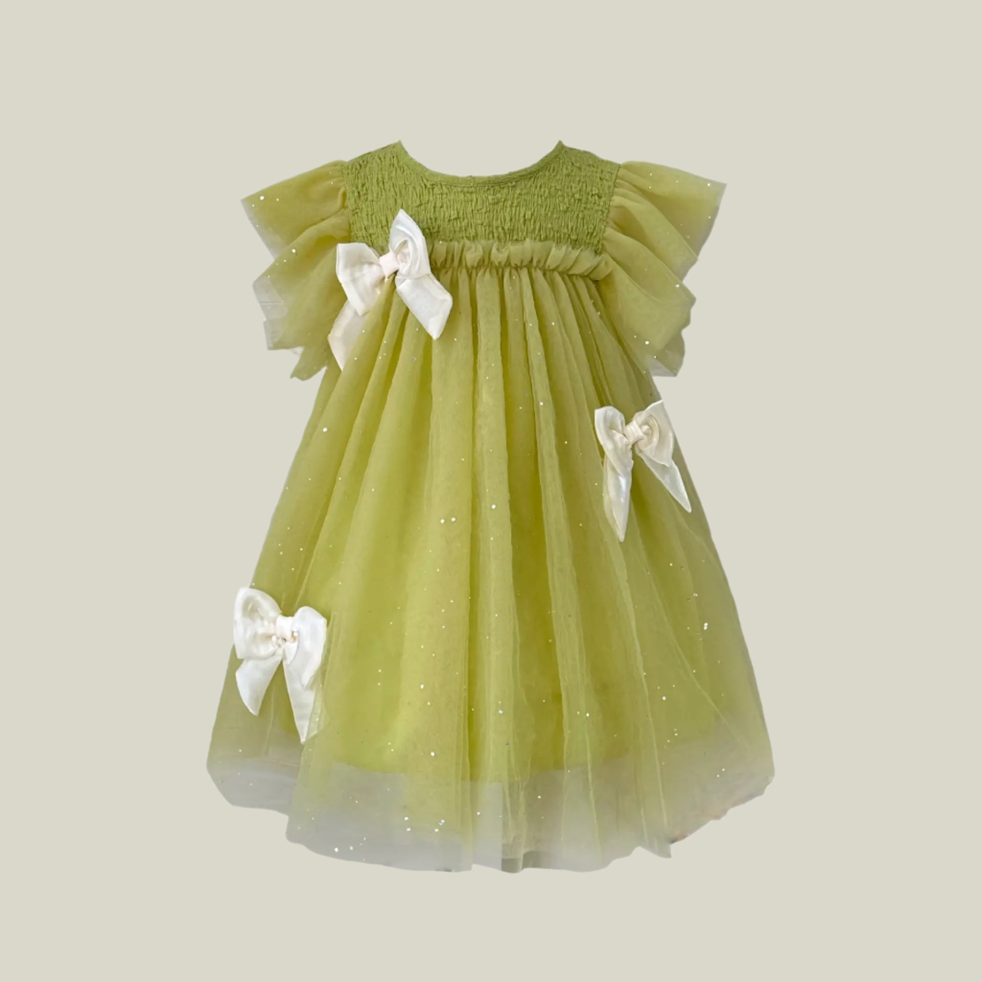 Green Bow Dress