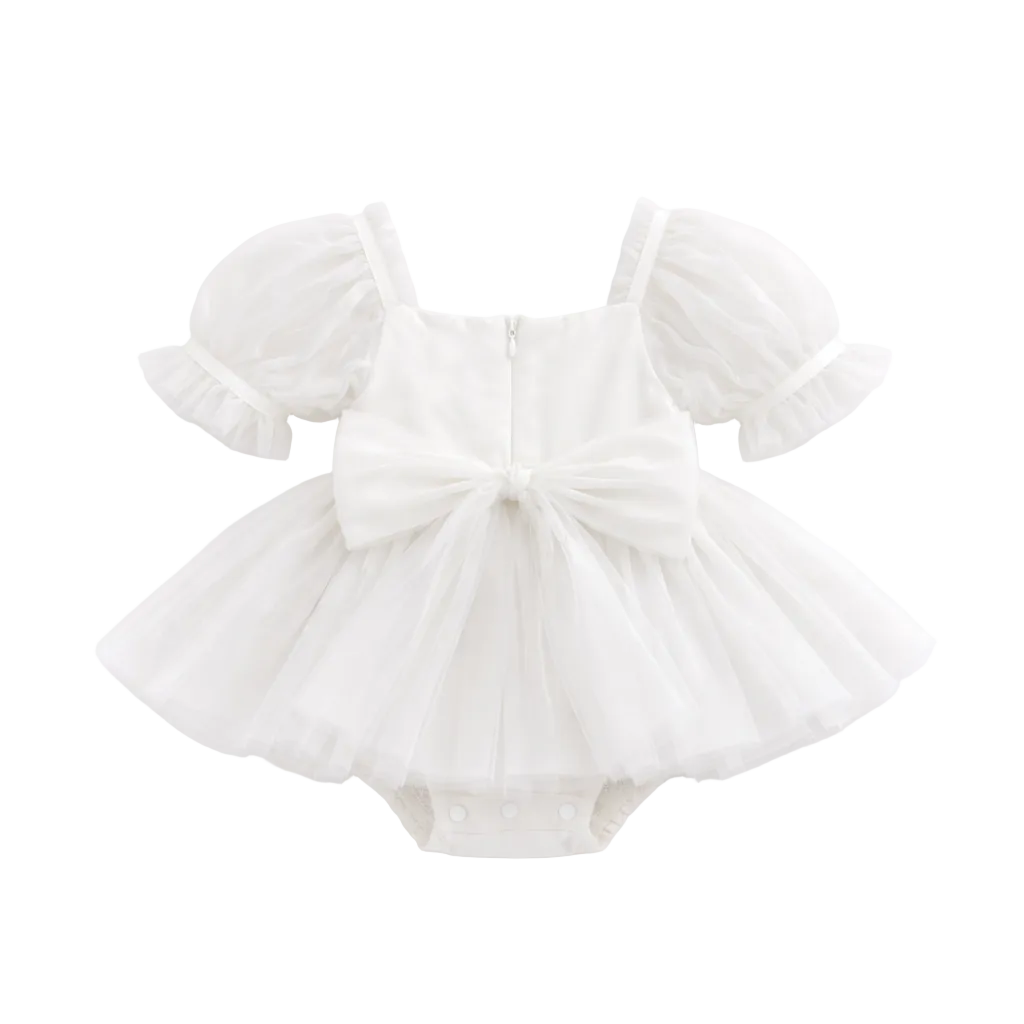 Eloise Baby Dress | White