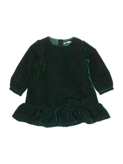 Green Velvet Dress Long Sleeve