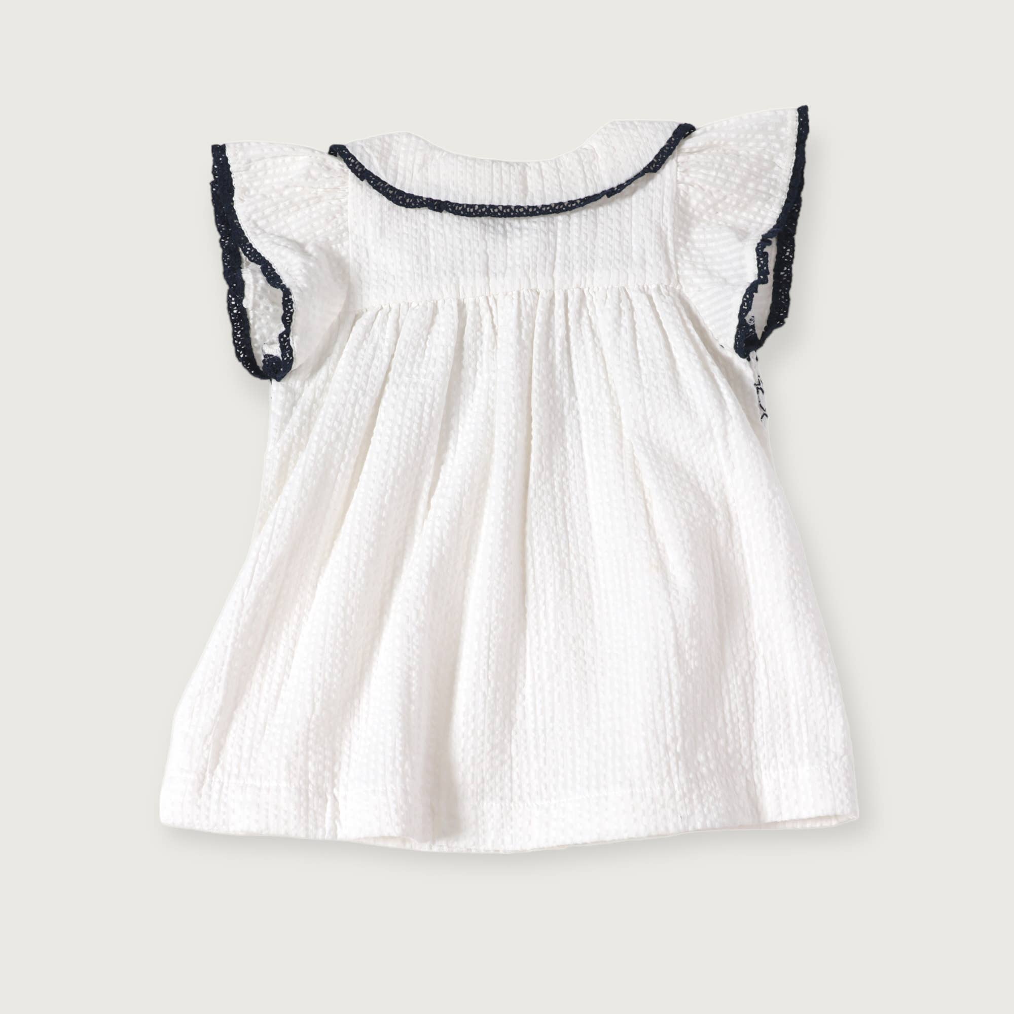 Organic Celine Seersucker Baby Dress Set