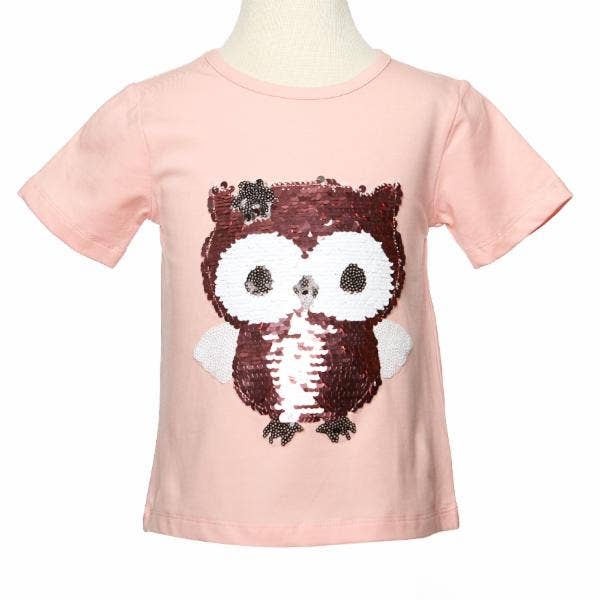 Sequin Owl Tee