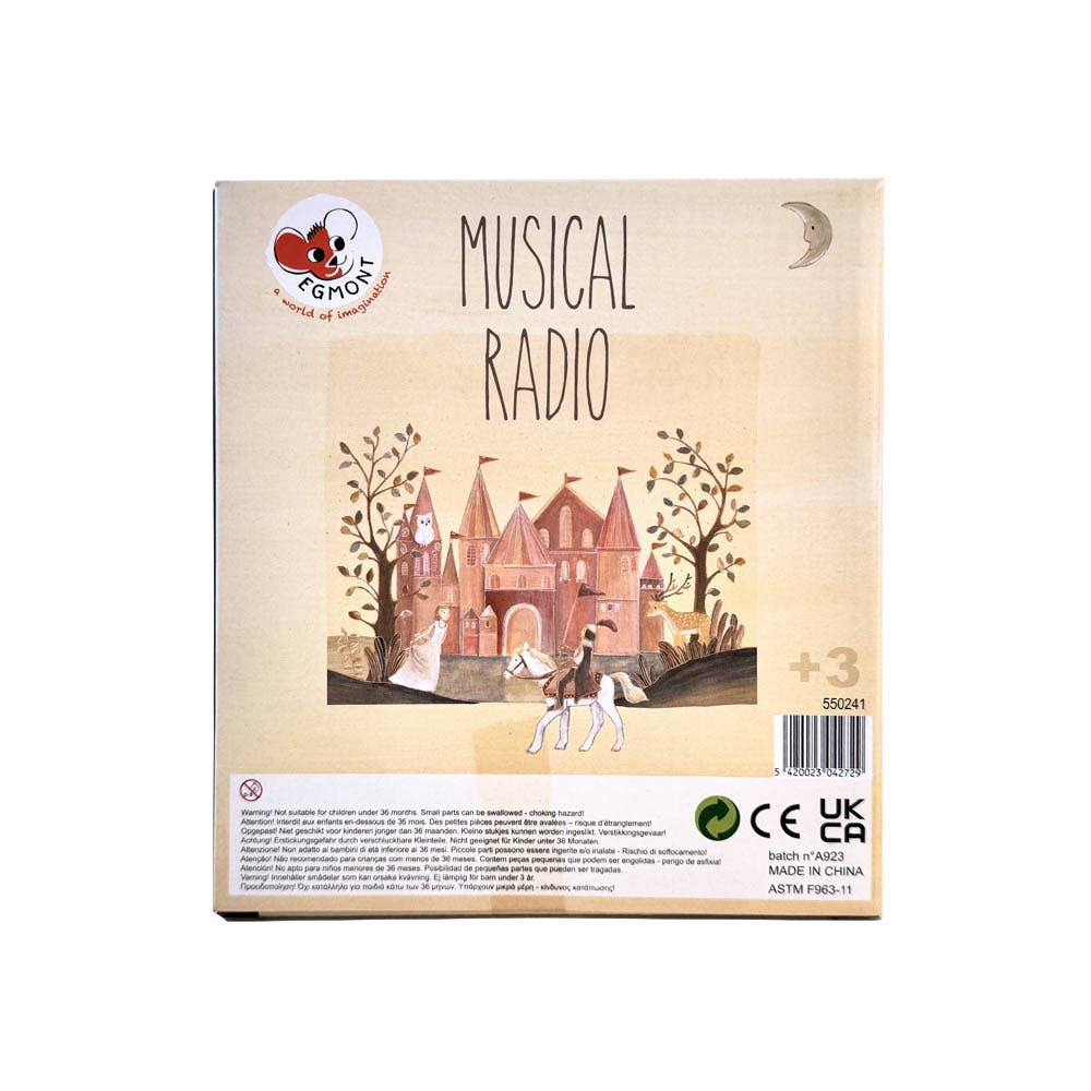 Princess Musical Tin Radio