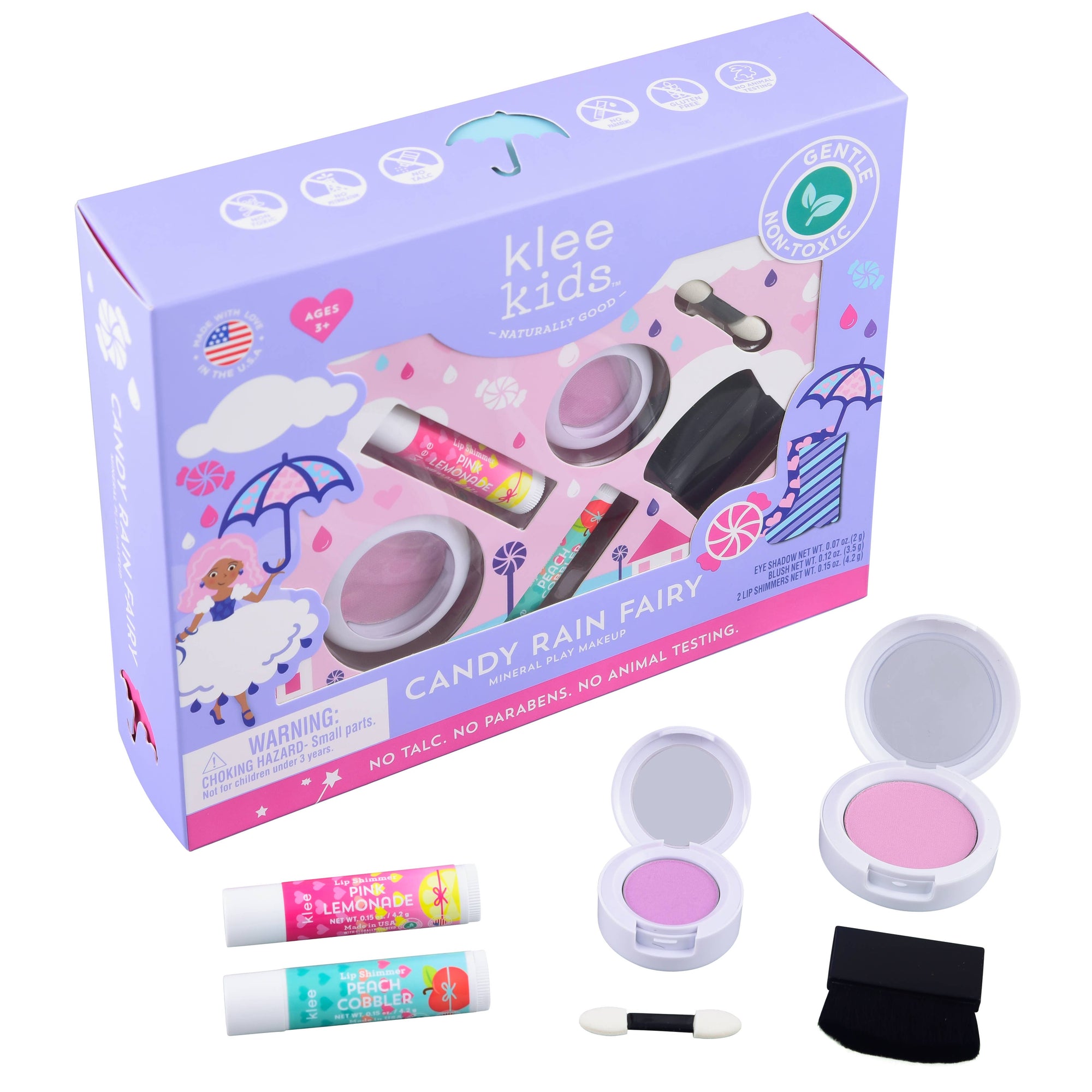 Candy Rain Fairy - Klee Kids Play Makeup 4-PC Kit