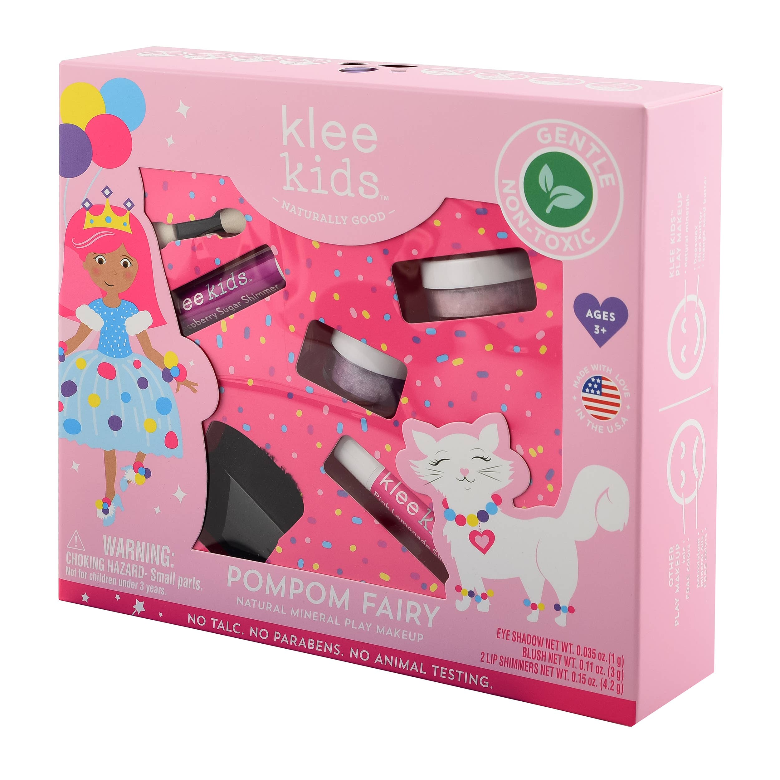 Pom Pom Fairy - Klee Kids Natural Mineral Play Makeup Kit