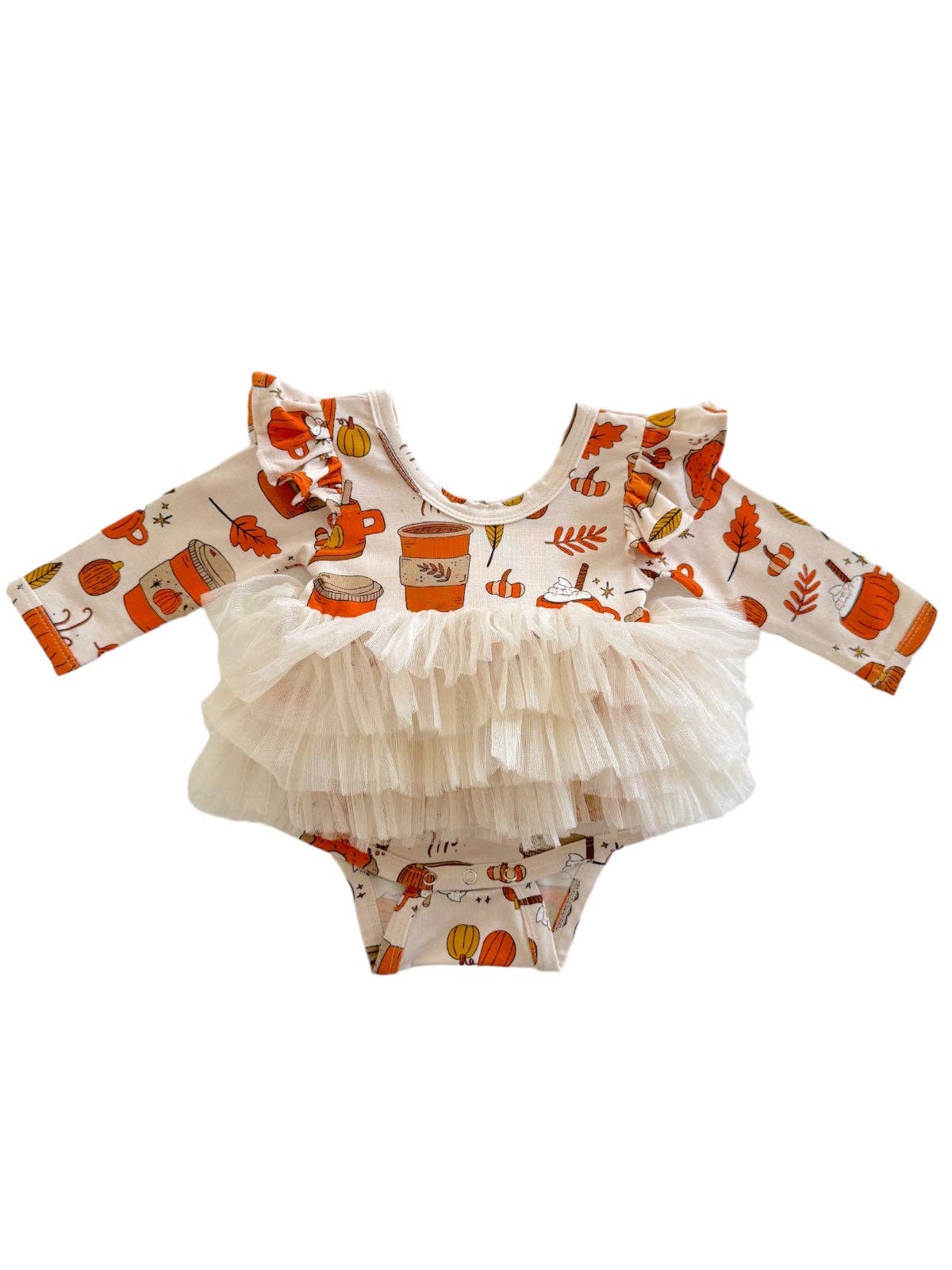 Pumpkin Spice Latte Tutu Dress