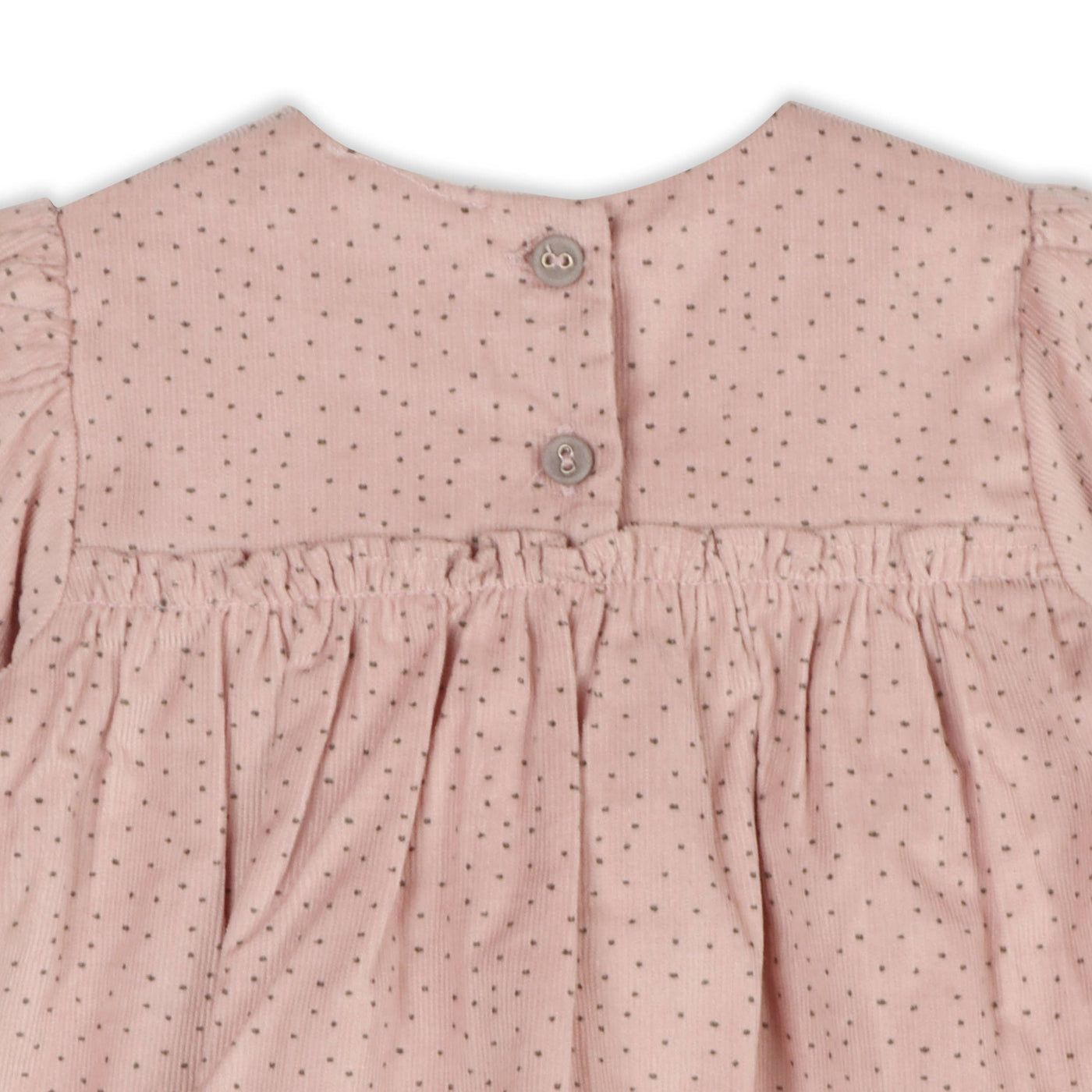 Organic Smocked & Embroidered Corduroy Baby Dress & Bloomer