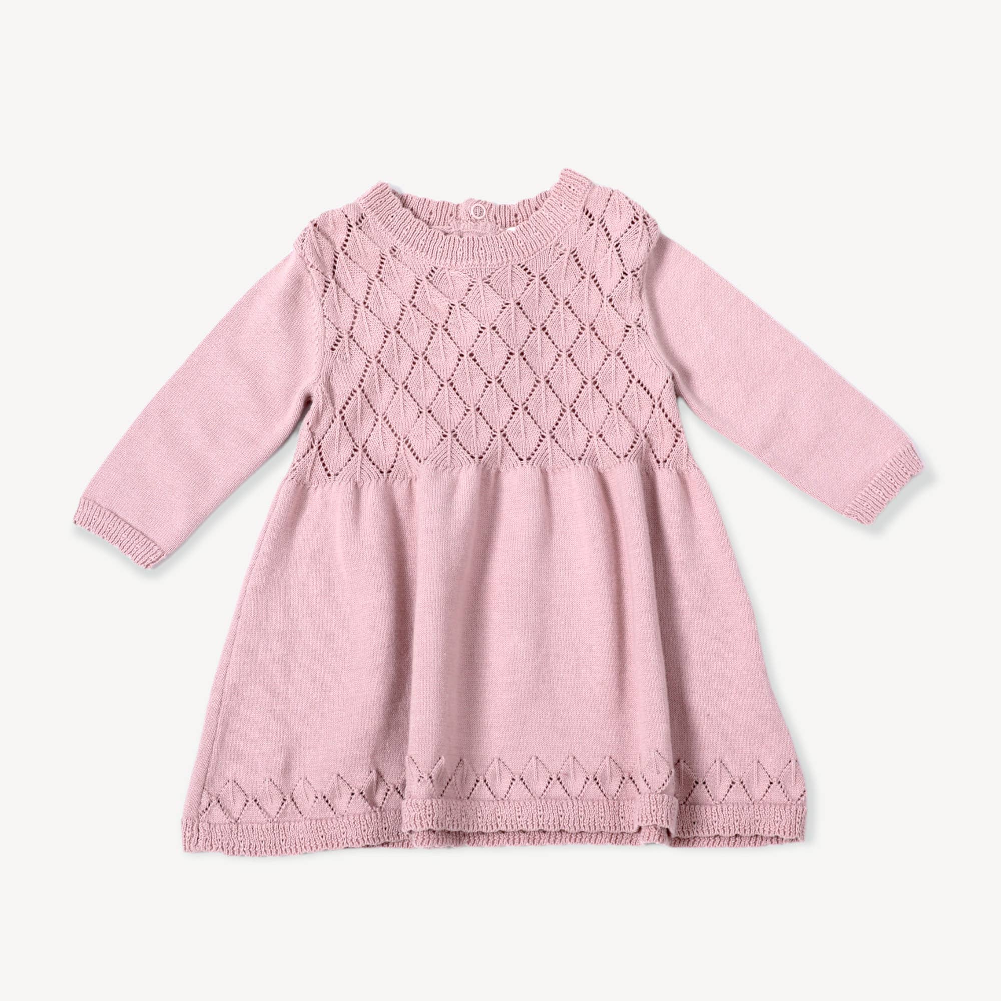 Milan Pointelle Sweater Knit Baby dess (Organic Cotton)