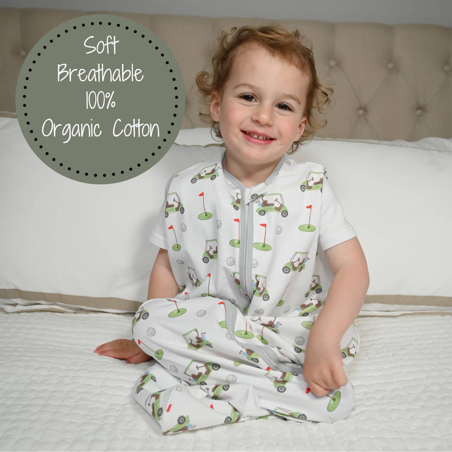 Golf A Round Baby Sleep Sack | Organic Cotton