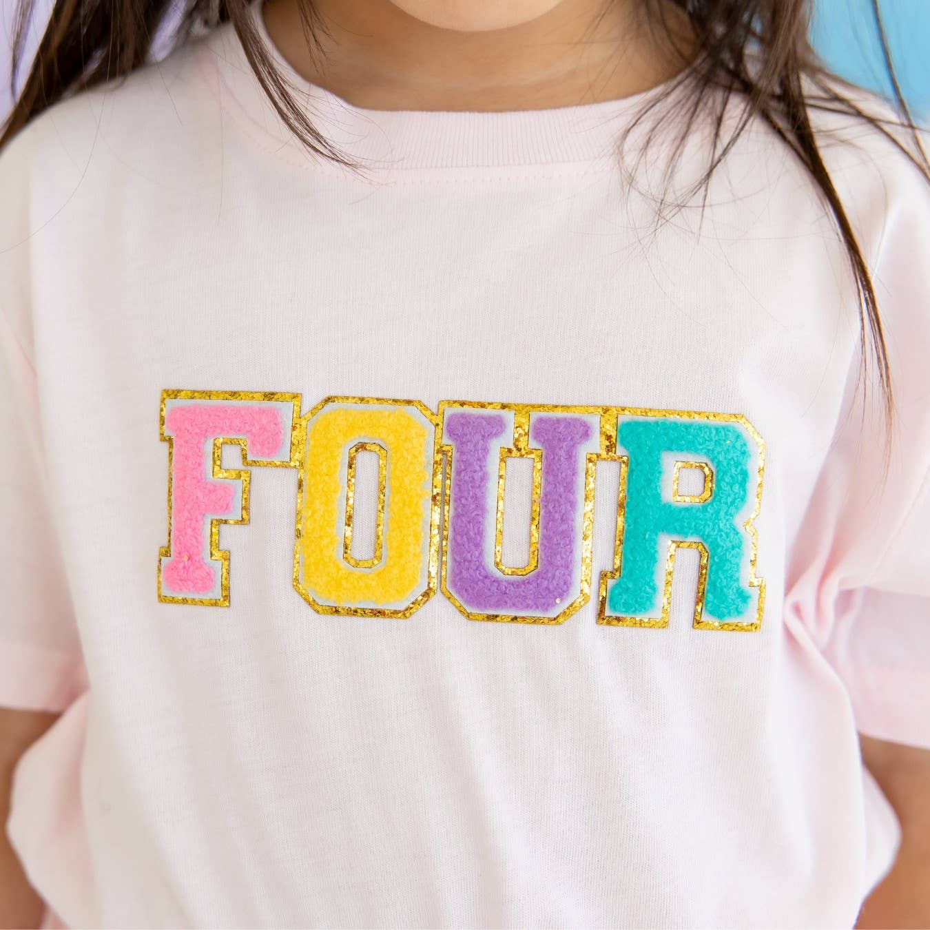 Fourth Birthday Patch T-Shirt