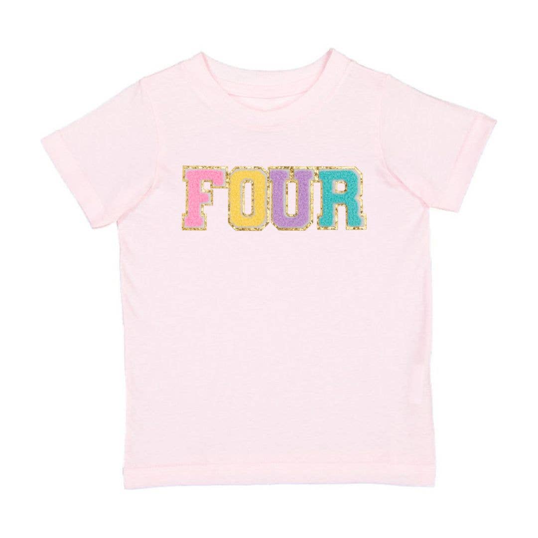 Fourth Birthday Patch T-Shirt