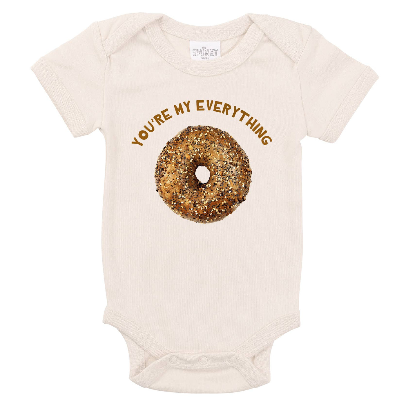 You Are My Everything Bagel Funny Organic Baby Toddler Shirt