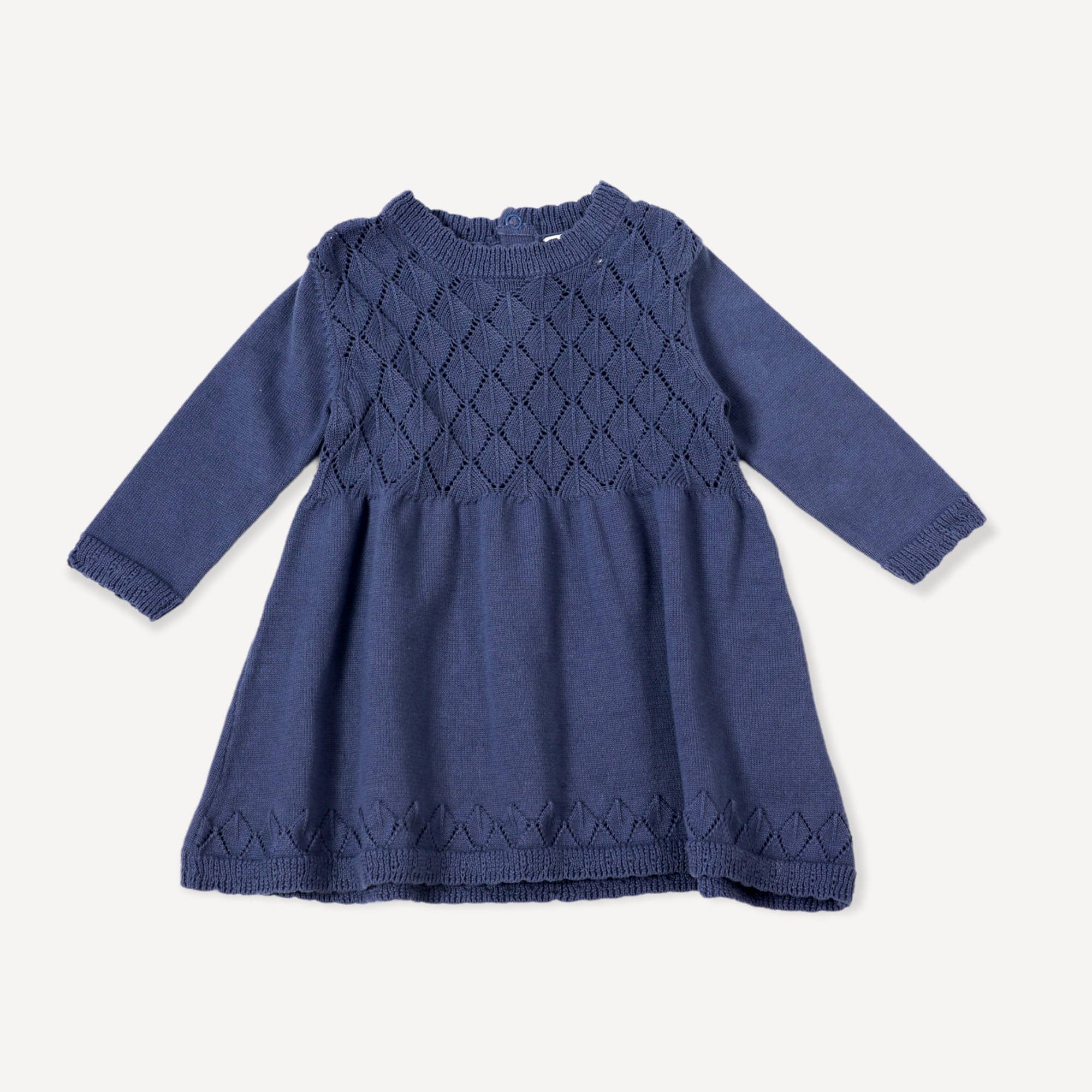 Milan Pointelle Sweater Knit Baby dess (Organic Cotton)