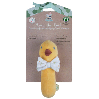 Tara the Duck Organic Squeaker Toy