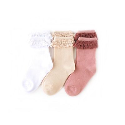 Light Lace Midi Sock 3-pack