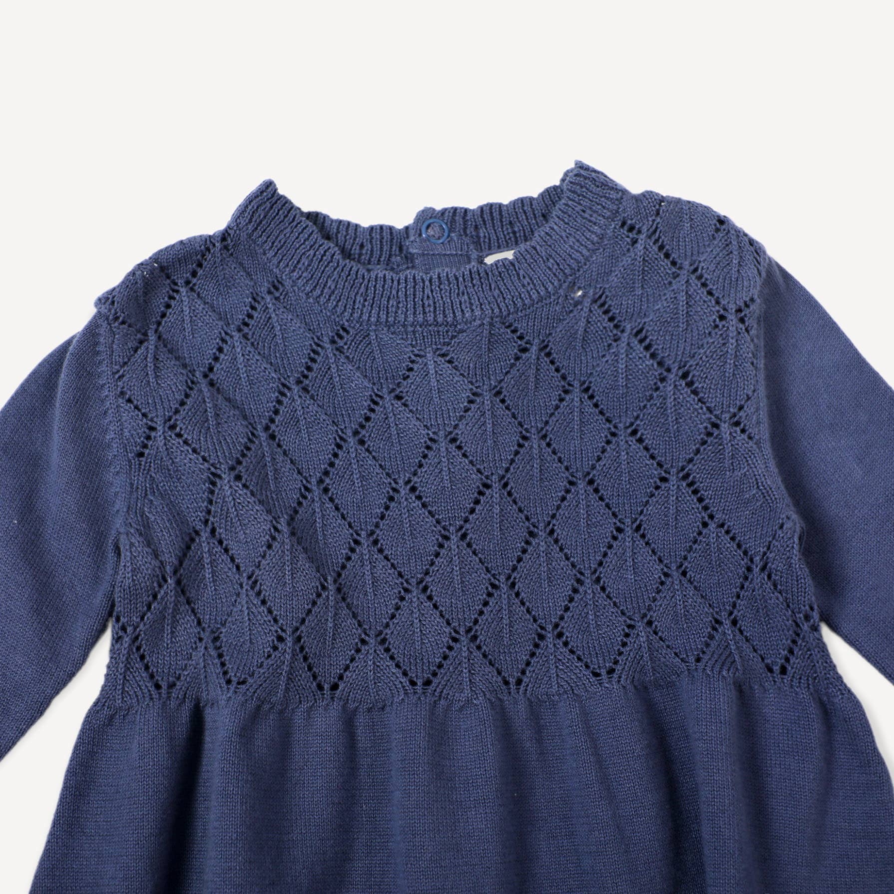 Milan Pointelle Sweater Knit Baby dess (Organic Cotton)