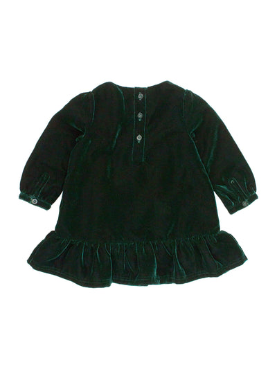 Green Velvet Dress Long Sleeve