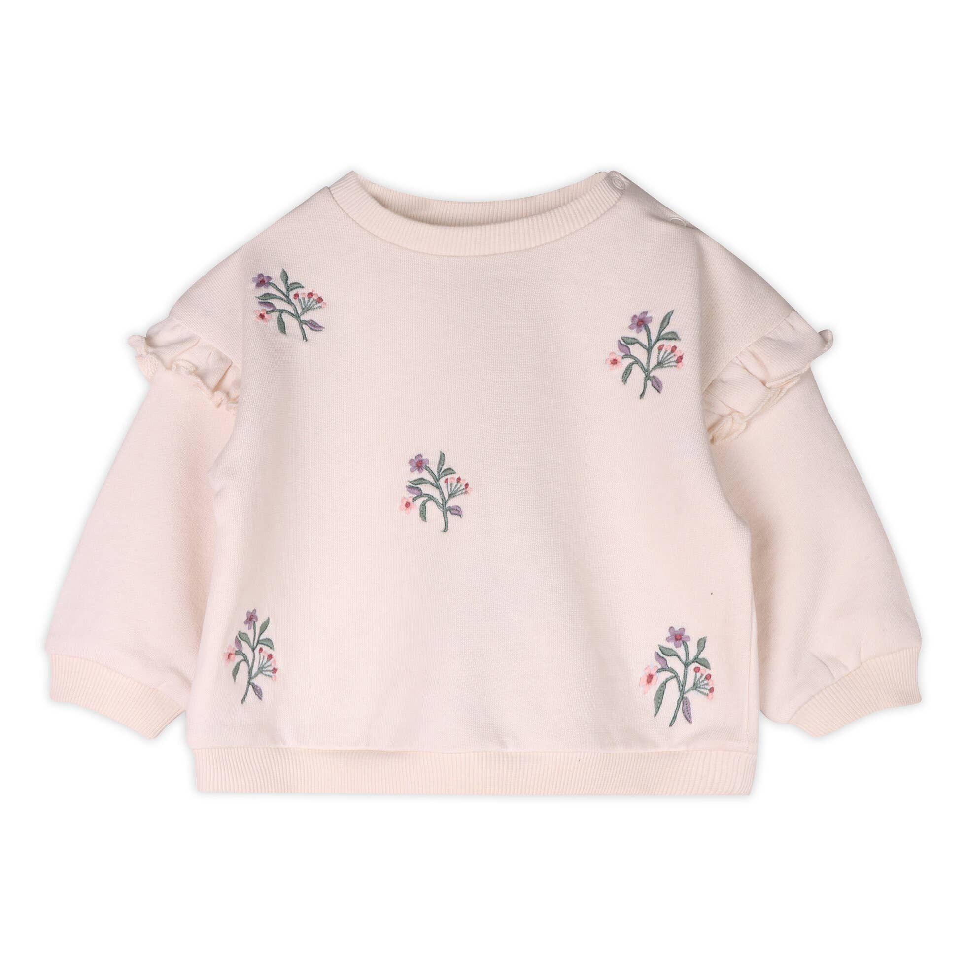 Violet Bouquet Baby Sweatshirt & Legging Set -Organic Cotton