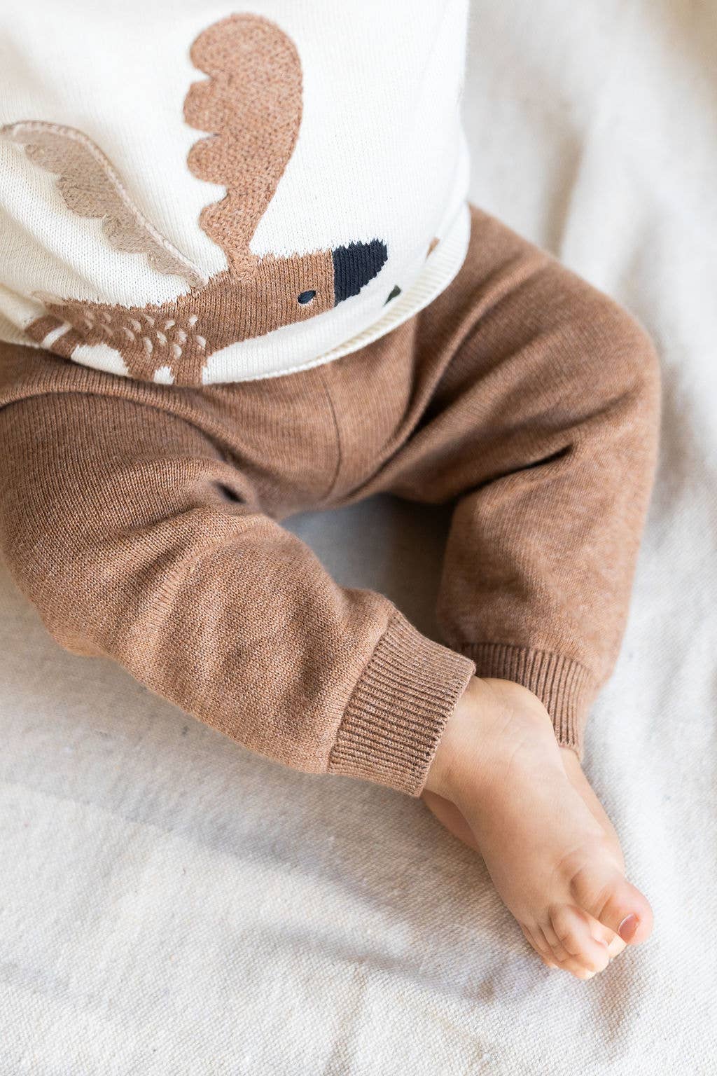 ORGANIC Pocket Sweater Knit Baby Legging Pants