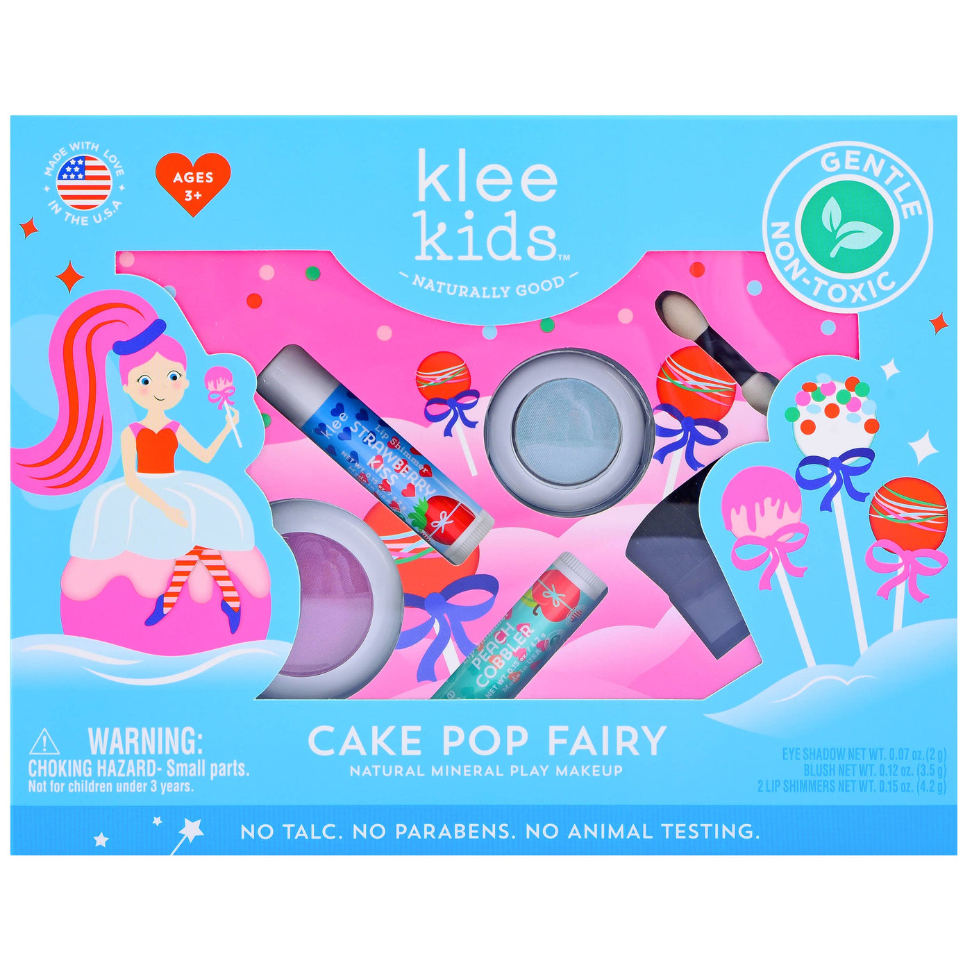 Candy Rain Fairy - Klee Kids Play Makeup 4-PC Kit