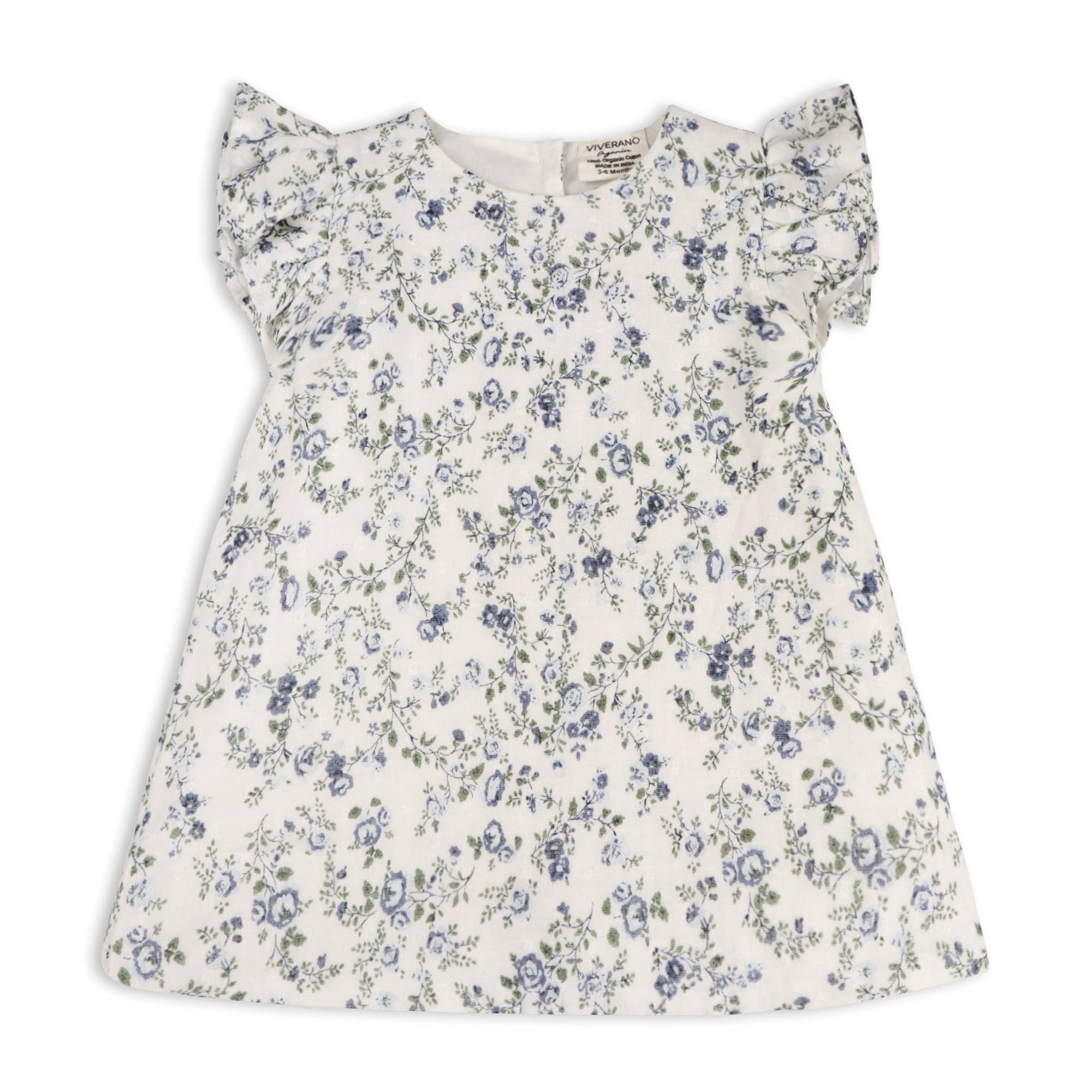 Organic Celia Floral Baby Bow Blouse +Bloomer