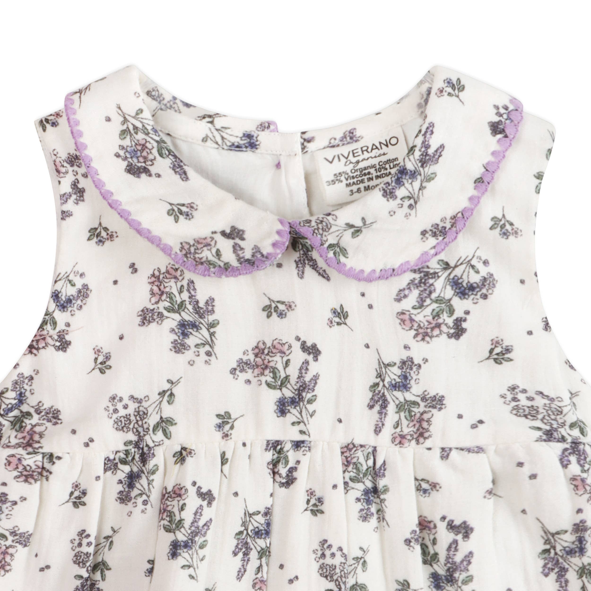 Hatti Floral Baby Dress + Bloomer (Organic)