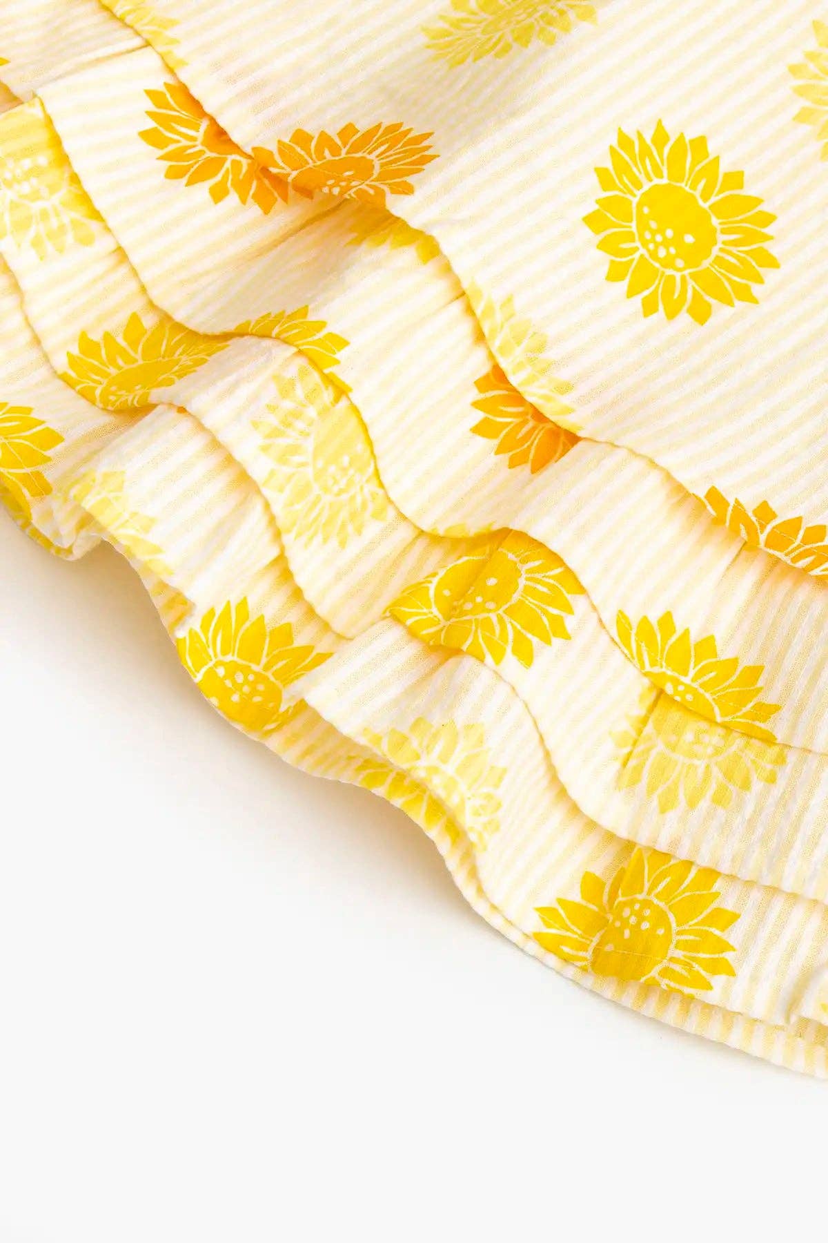 Smocked Ruffle Dress_Sunflower Burst