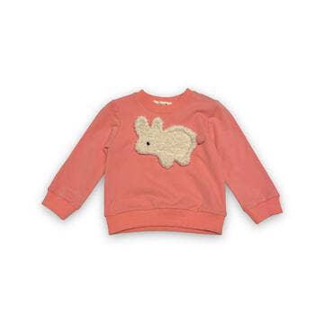 Fuzzy Bunny Patch Sweatshirt