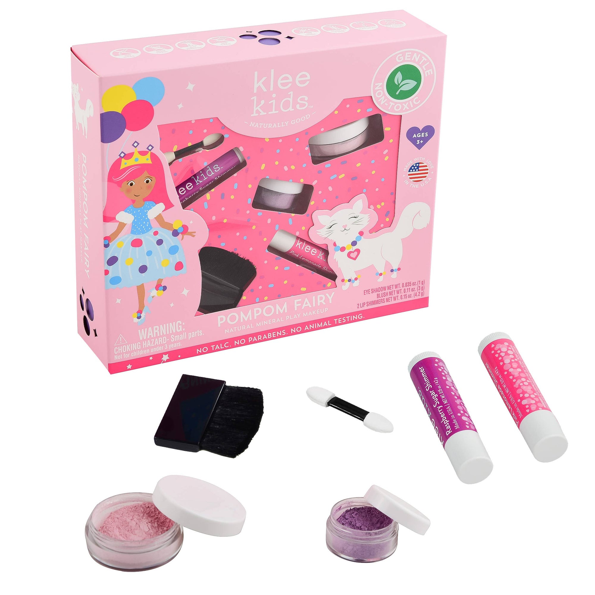 Pom Pom Fairy - Klee Kids Natural Mineral Play Makeup Kit