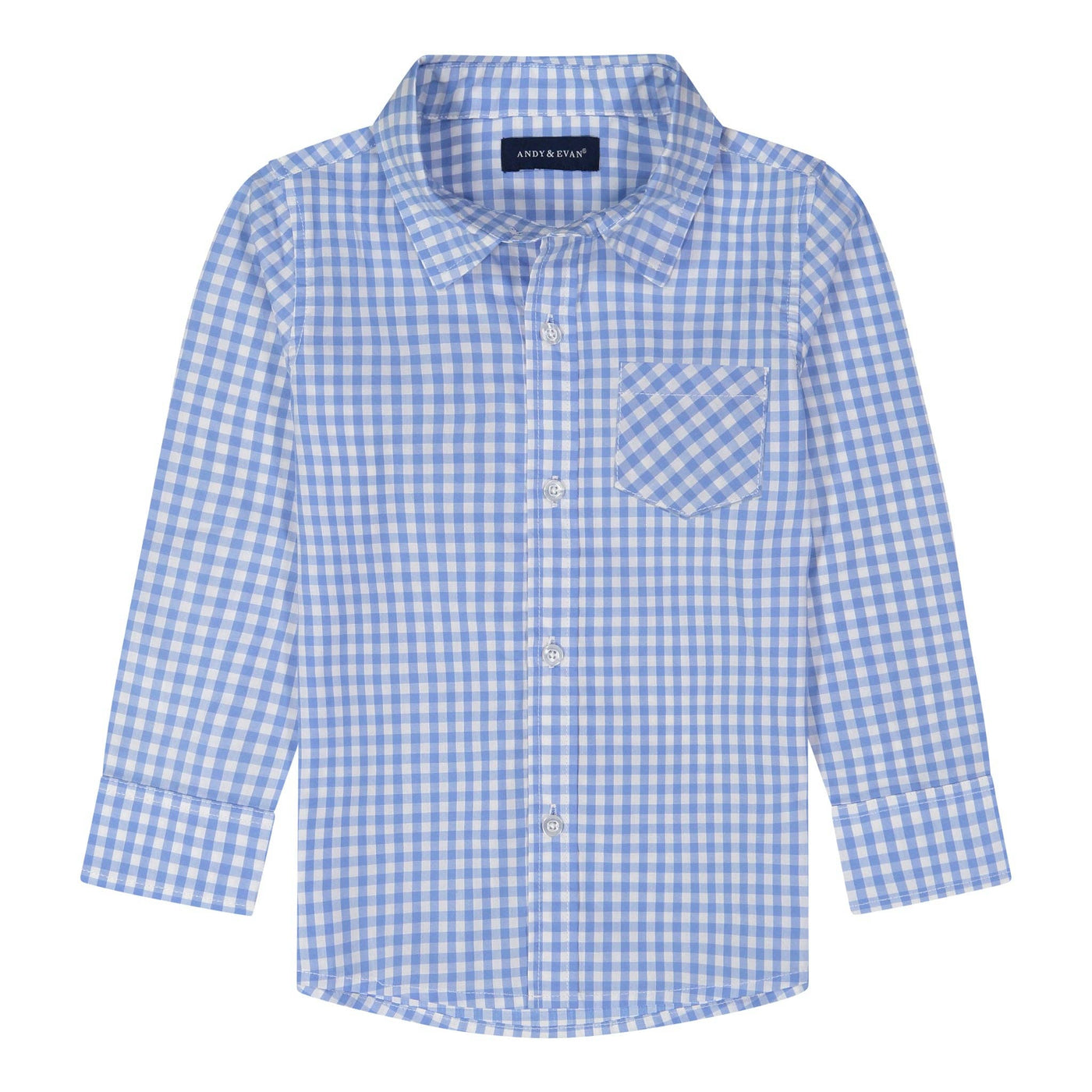 Boys Gingham Button Down - House of LooLous
