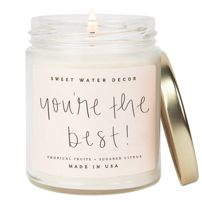 You're The Best! 9 oz Non-Toxic Soy Candle