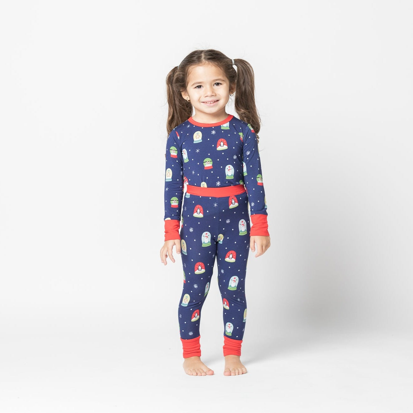 Let it Snowglobe Two-Piece Bamboo Pajama Set | Final Sale