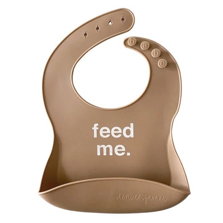 Silicone Bib - Feed Me - House of LooLous