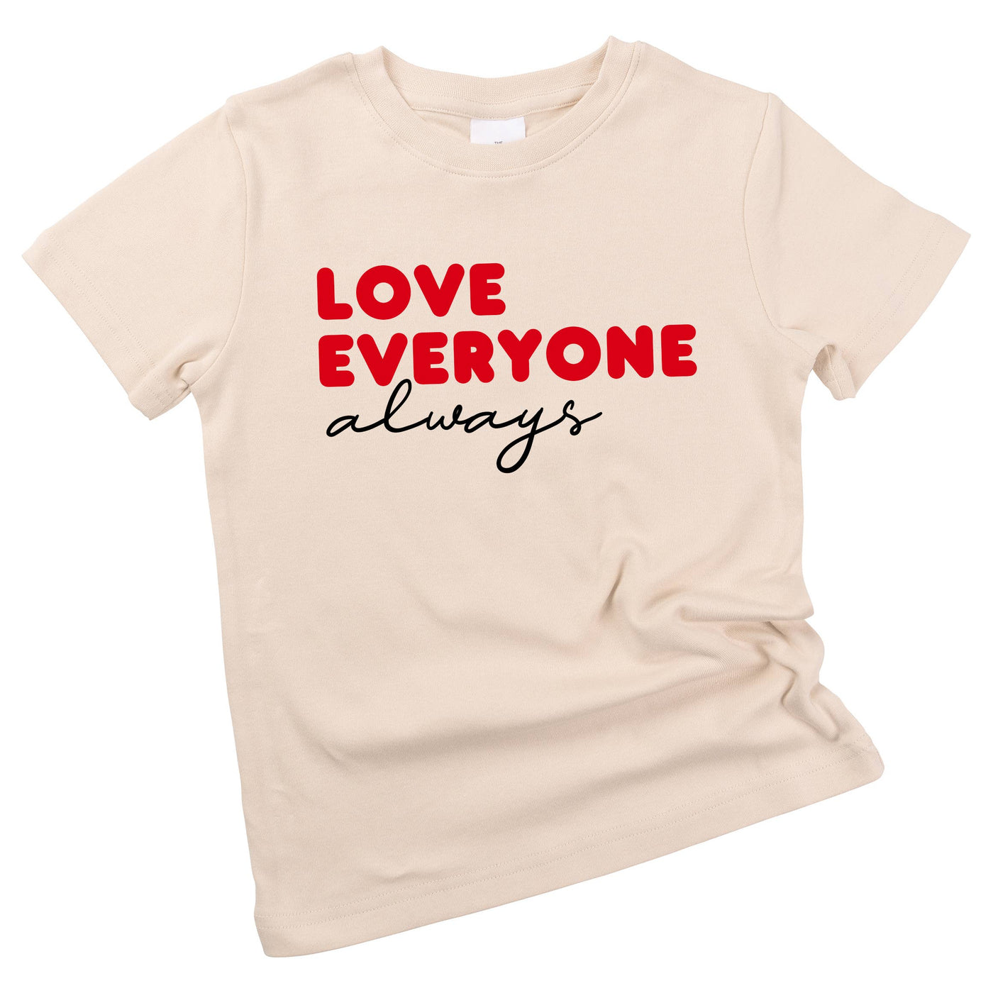 Love Everyone Always Valentine's Day Organic Baby Kids Shirt