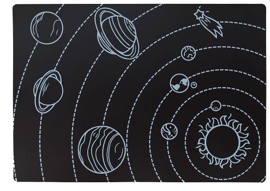 Chalkboard Solar System Placemat
