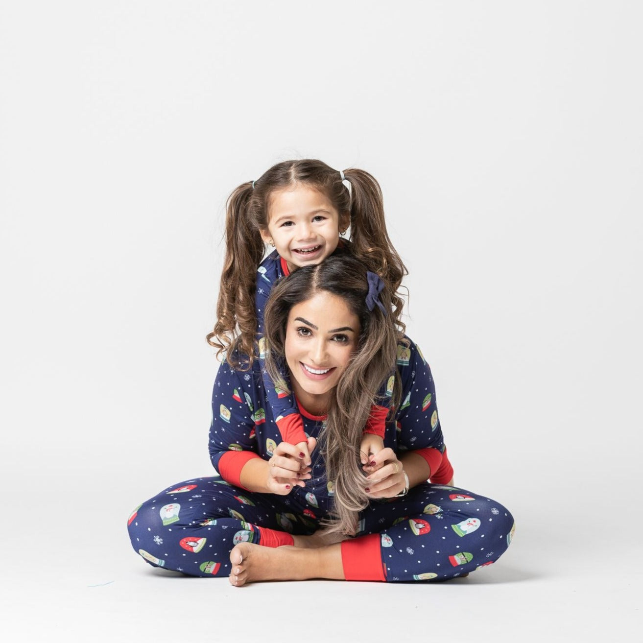 Let it Snowglobe Women's Two-Piece Bamboo Pajama Set | Final Sale