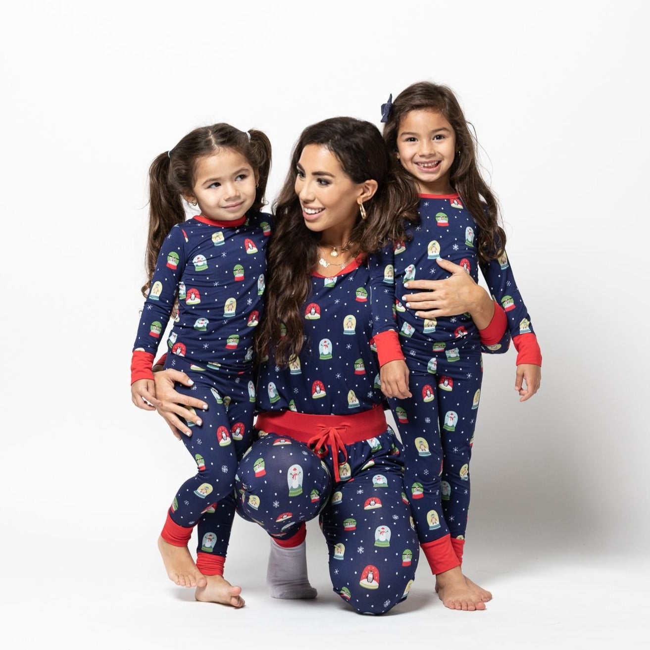 Let it Snowglobe Women's Two-Piece Bamboo Pajama Set | Final Sale