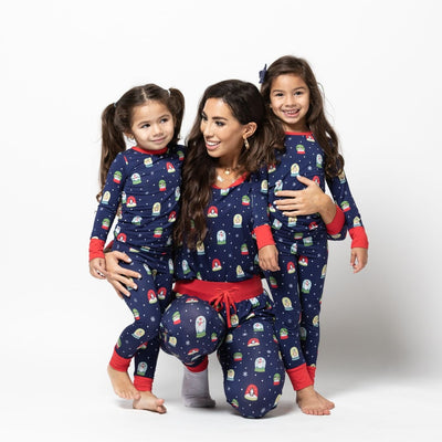 Let it Snowglobe Women's Two-Piece Bamboo Pajama Set
