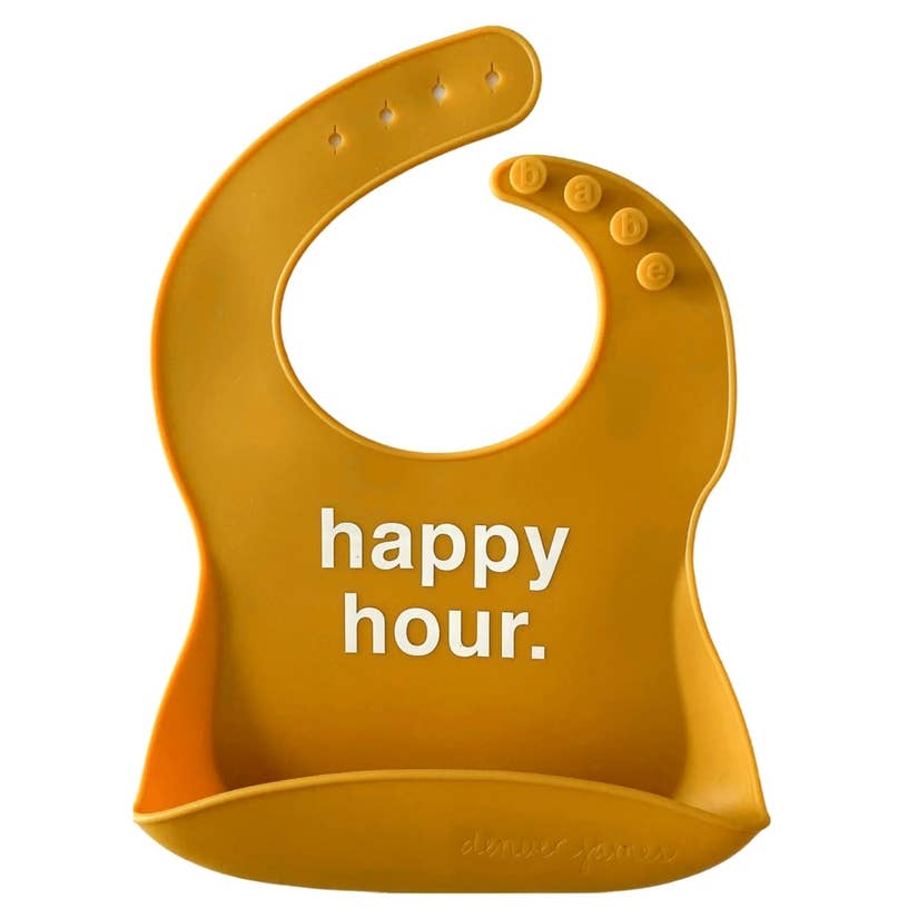 Silicone Bib - Happy Hour