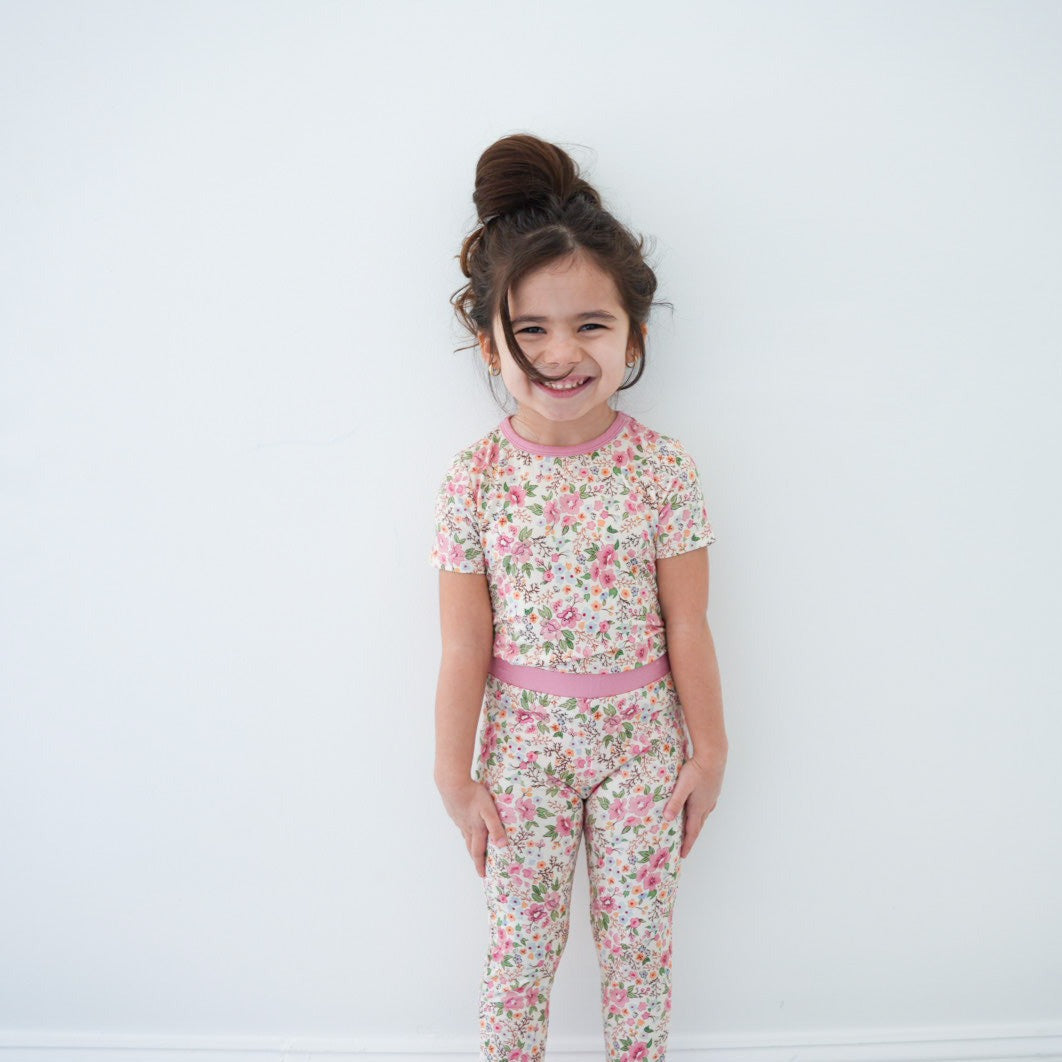 Jardin De Fleurs Two-Piece Bamboo Pajama Set