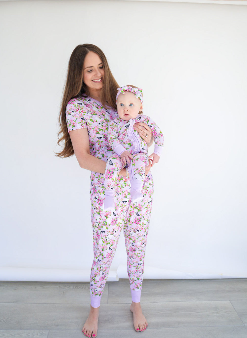 Seventh Blossom Women's Two-Piece Bamboo Pajama Set | Final Sale