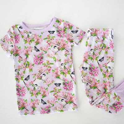 Seventh Blossom Two-Piece Bamboo Pajama Set