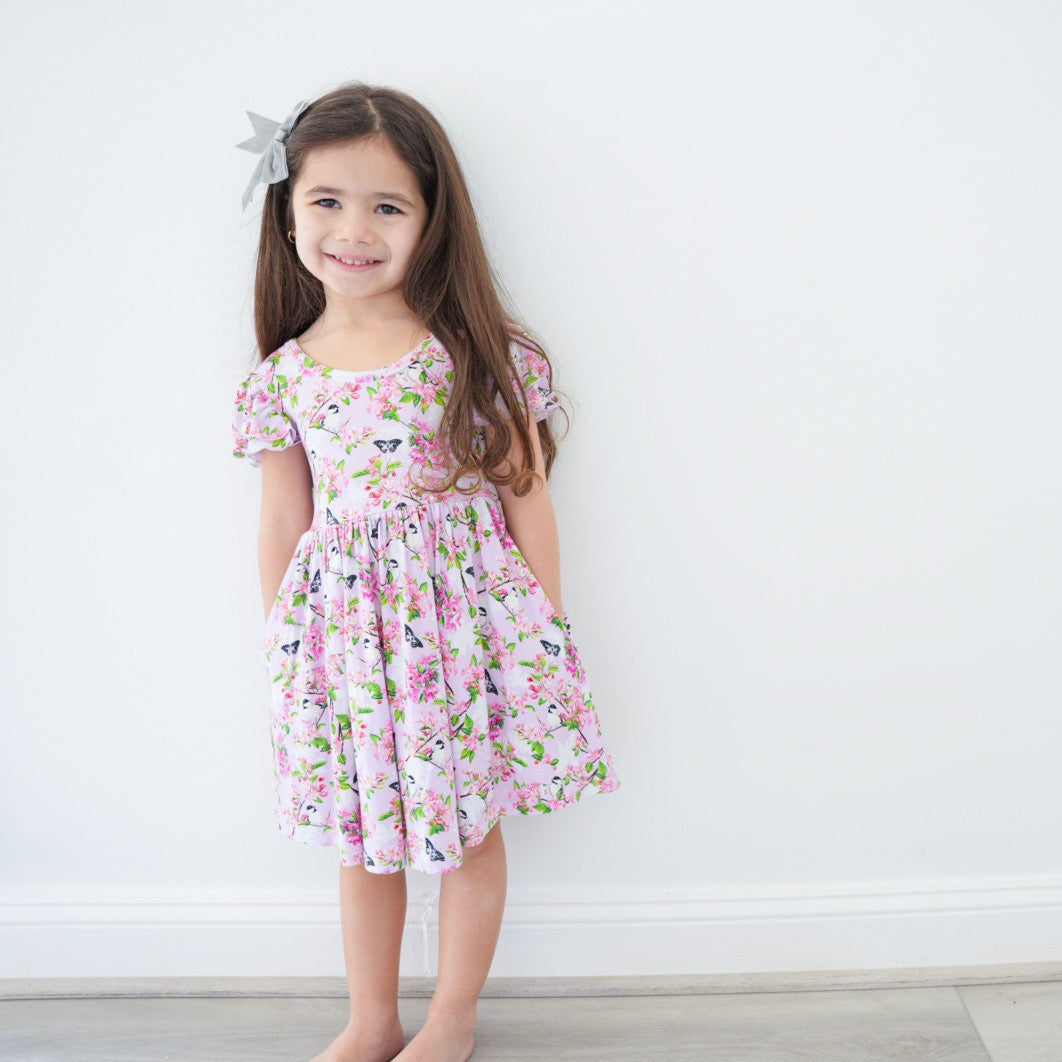 Seventh Blossom Ruffled Twirl Dress