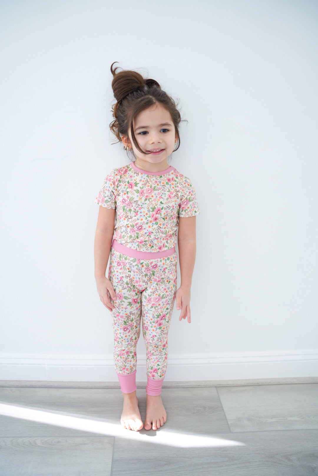 Jardin De Fleurs Two-Piece Bamboo Pajama Set