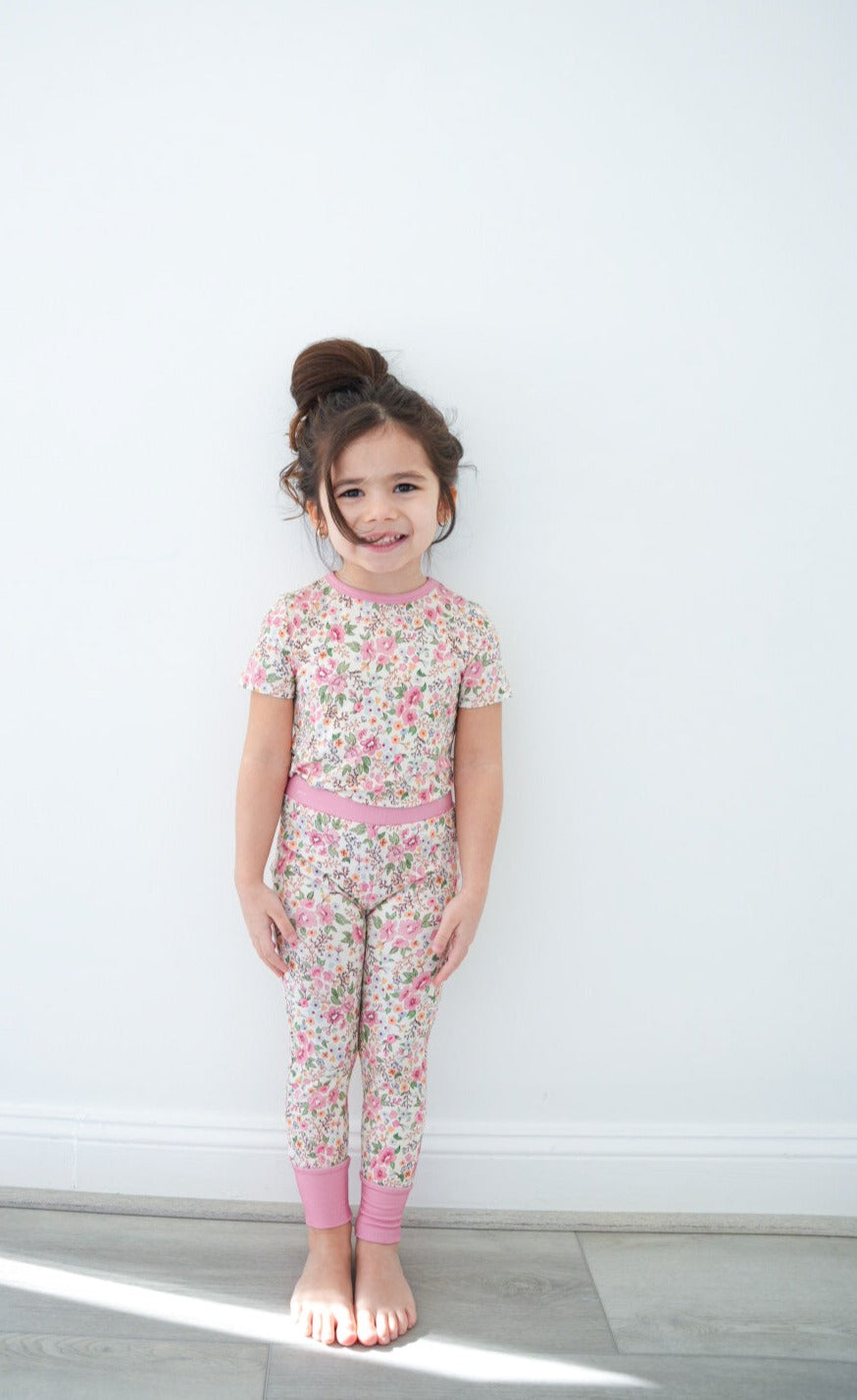 Jardin De Fleurs Two-Piece Bamboo Pajama Set