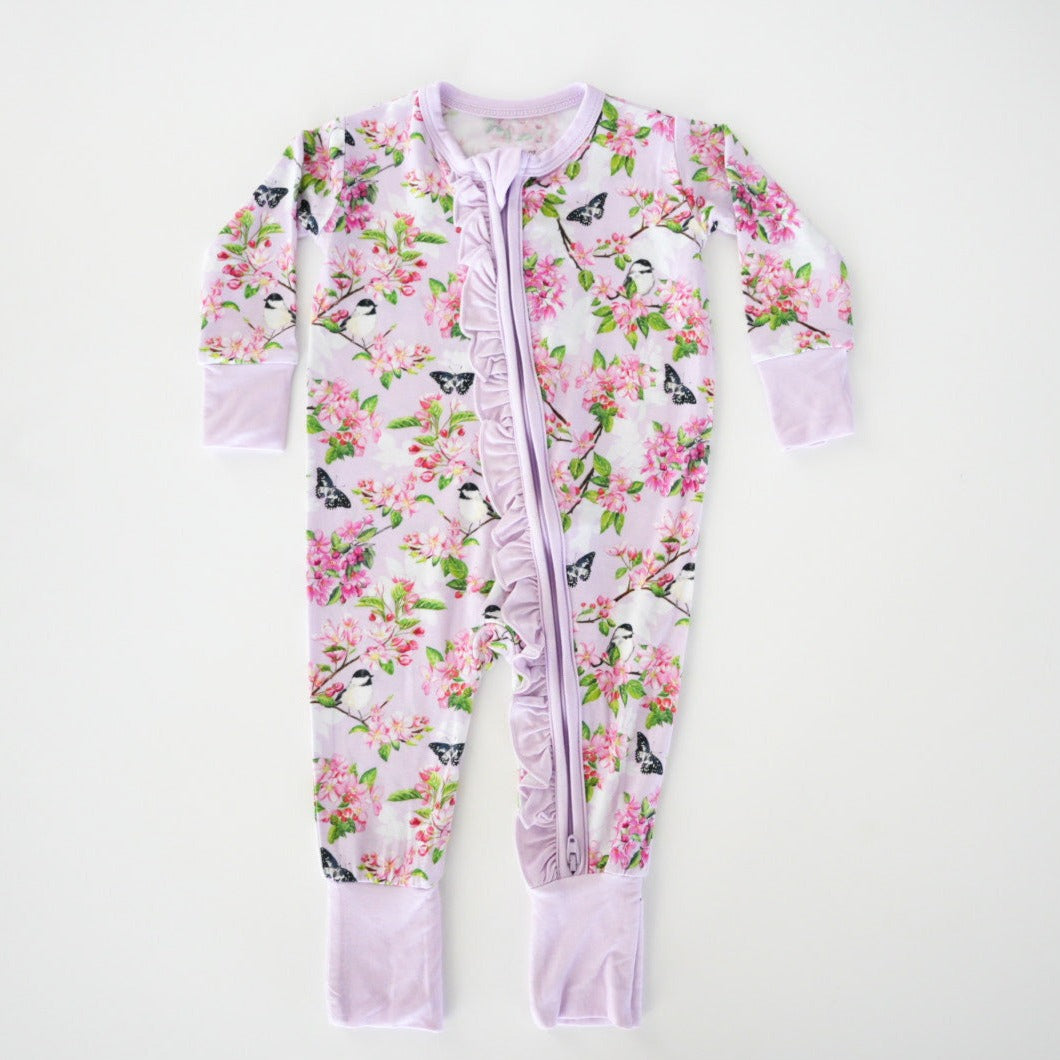 Seventh Blossom Zippered Convertible Footie | Final Sale